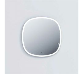 Зеркало AM.PM сложной формы, с контурной LED-подсветкой, ИК- сенсором, квадрат, 80 см M8FMOX0801WGS 