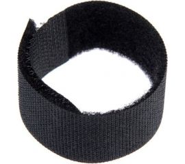 Стяжки-липучки для проводов ТУНДРА нейлоновые, 180x20x1,5 мм , цвет черный, 10 шт. 9231313 