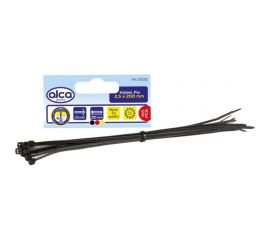 Пластиковая стяжка хомут Alca 2,5x200 мм, 100 шт. 613200 