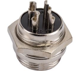 Разъем MIC16 4P штекер Pro Legend металл на корпус, PL2208 