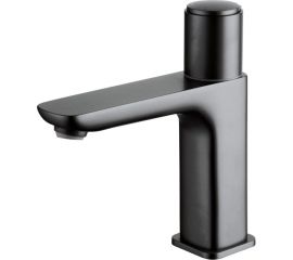 Смеситель для умывальника с инновационным управлением IDDIS Slide Push Control, графит SLIGMBTi01 