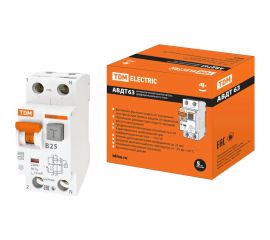 Автоматический выключатель дифференциального тока TDM АВДТ 63 B25 10мА SQ0202-0010 