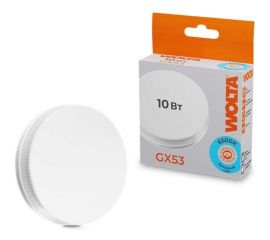 Светодиодная лампа Wolta LED Таблетка, R, 10Вт, 6500K Холодный белый свет, GX53 25W75R10GX53 