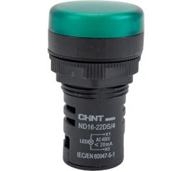 Индикатор CHINT ND16-22DS/4 зеленый AC 400В (R) 593428 