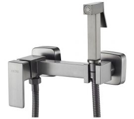 Смеситель для биде с гигиеническим душем OUTE из латуни, цвет титановый TH315Y 