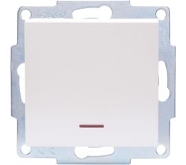 Выключатель Lezard VESNA с подсветкой жемчужно-белый перламутр 742-3088-111 