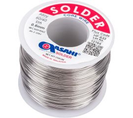 Припой (0.6 мм, 0.25 кг, Sn60/Pb40, HF533 флюс RMA) ASAHI 00-00001189 