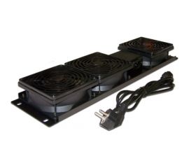 Блок 3-х вентиляторов TWT 19"", вертикальный, без термостата, 3U TWT-CB-FANV3-RACK 