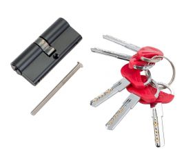 Цилиндровый механизм Fuaro D-PRO500/70 mm /30+10+30/ BL чёрный, 5 кл. 42601 