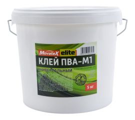 Клей ПВА-М1 Movatex Elite универсальный, 5 кг Т02312 