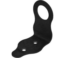 Угловая фигурная проушина Tech-Krep 145x100x50 мм, черный, накл. 148390 