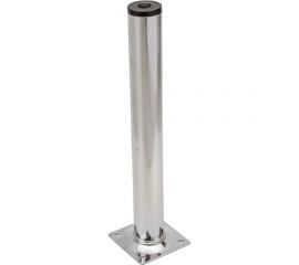 Ножка Tech-Krep металл, круглая, нерегулируемая, D30x250 мм, никель - накл. 152144 