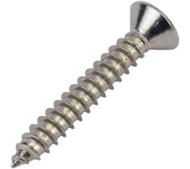 Нержавеющий саморез с потайной головкой KREPFIELD 3,9x25 мм, DIN 7982, А2, крестообразный шлиц PH, 50 шт. 7982А2САМОРЕЗ3.9X25-50 