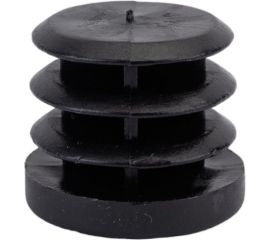 Внутренняя заглушка для трубы Tech-Krep D25 мм, черный пластик, 4 шт. пакет 512030 