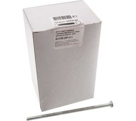 Болт крепежная техника ш\г, полная резьба, DIN 933, 6х130 мм, 50 шт. 493436 БК 