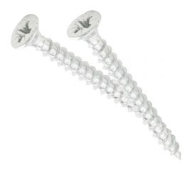 Универсальный саморез по дереву Гвозdeck HR потайной, 4,5х30 цинк, Pz, 1000 шт. 20124530WHPZHR1 