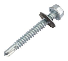 Кровельные саморезы ВИРТУОЗ 6,3х51 мм, цинк 10 шт 03423 