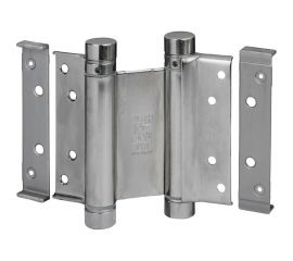 Петля двойного действия ALDEGHI LUIGI SPA 125х48х42 мм цвет: сталь, к-т: 2 шт + ключ 101AL125B2 