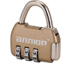 Навесной кодовый замок Аллюр ВС1К-35/4 золото 3457 