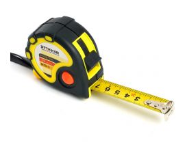 Рулетка STEKKER 3 м х 16 мм, магнит, прорезиненное покрытие, MTS-3, 39782 
