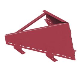 Снегорассекатель, красный на ножках РОССТИН H400 (Ст3-1,0) НФ-00047062 