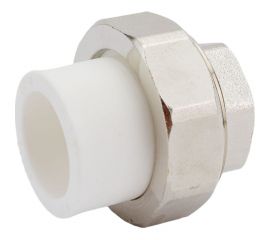 Комбинированная муфта СТМ ПЛАСТ PP-R, разъемная, с внутренней резьбой DN 25х1/2 CPRF2512 