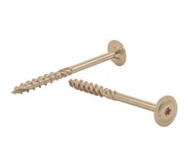 Конструкционный шуруп Rusconnect 8х160 мм, тарельчатая головка 10 шт. 3208161 