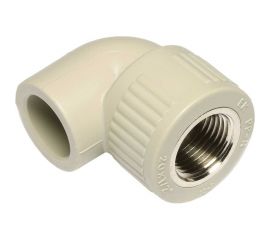 Колено WAVIN EKOPLASTIK 90 PP-R D20x1/2""РВ, EK SKOI02020X 