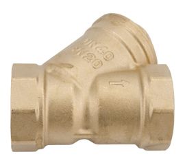 Фильтр сетчатый DN.ru ФС Ду40 Ру20 внутренняя резьба, латунный, со сливной пробкой D260-00880 