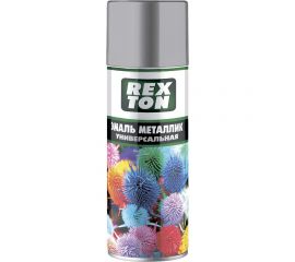 Универсальная эмаль REXTON (металлик; алюминий; аэрозоль; 520 мл) RT-130.00 