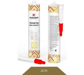Акриловый герметик для паркета ECOROOM as-21 дуб, 310 мл 226-1-310-дуб 