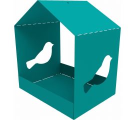 Кормушка для птиц Благо Птица RAL 5018, бирюза, борт 37 мм 109133 