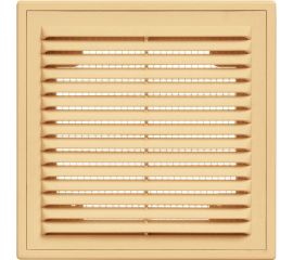 Решетка вентиляционная вытяжная с рамкой (210x210 мм; бежевая) ВИЕНТО 2121ВРбеж 