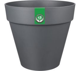 Горшок для цветов Idiland Tarragon 7 л, D 250 мм с дренажной вставкой, серый 221610535/01 