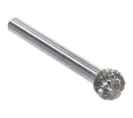 Борфреза твердосплавная сферическая с двойной насечкой (10х9 мм; хвостовик 6 мм) ПНЕВМО-ТРЕЙД D1009-M06 