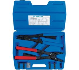 Набор съемников для стопорных колец (406 мм, сменные насадки, кейс, 11 предметов) KING TONY 45211PP 