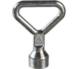 Трехгранный ключ ТРИЗАМ d= 9 мм, H=46,5 мм, металл, покрытие цинк, К01.79.1.1, 10 шт. TRZ0218 