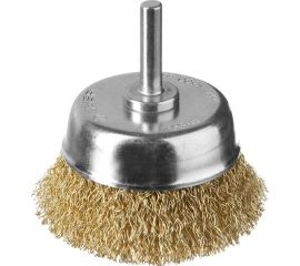 Щетка чашечная (63 мм; витая латунированная стальная проволока 0.3 мм) ЗУБР 3525-063_z02 