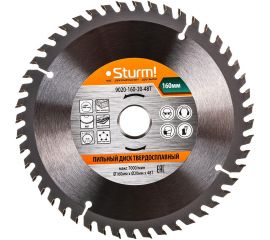 Диск пильный по дереву (160х20 мм; 48T) Sturm 9020-160-20-48T 