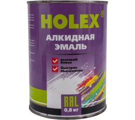 Алкидная автоэмаль Holex 3003 RAL красный рубин, 0.8 кг HAS-380624 