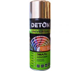 Акриловая эмаль DETON быстросохнущая, золото, аэрозоль 520 мл DTN-A07267 