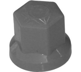 Колпачок на колесную гайку ДАЛИ-авто 33 мм, низкий, серый (20 шт. в упаковке) DA-01523 