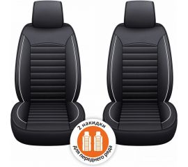 Накидки на сиденье SENATOR CREED каркасные, универсальные, экокожа, комплект 2 шт., поролон SC020011 