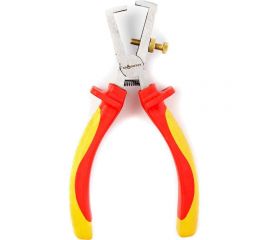 Диэлектрические клещи КВАЛИТЕТ КДИ-160 до 1000В для снятия изоляции 160 мм 6626607 