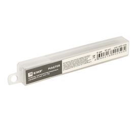 Набор сегментированных лезвий 9 мм НС-10 Master EKF cm-s10-ms 