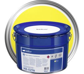 Грунт-эмаль Selkor ХВ-0278 желтая 10 кг 91018 