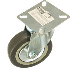 Колесо поворотное d-100мм крепление платформенное СИБРТЕХ 68715 