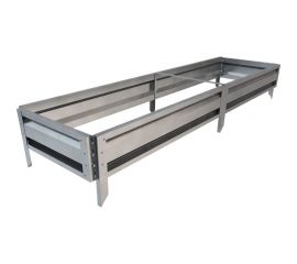 Готовая грядка Delta-Park GL 1х2 м, серебристая 30010_GL12Zn 