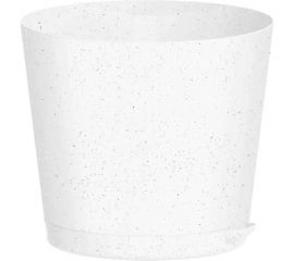 Горшок для цветов Idiland Oregano D 120 мм, 0.75 л, с прикорневым поливом, мраморный 221602233/01 