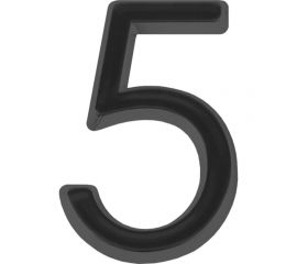 Самоклеящаяся цифра FUARO "5" ABS (50x37) BL черный 46927 
